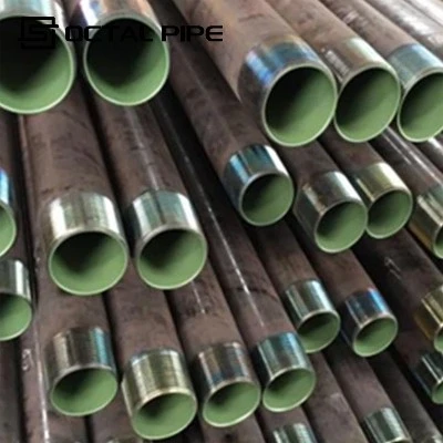 OCTG tubing and casing internal fusion bonded epoxy FBE coated pipe product display OCTG tubing and casing internal fusion bonded epoxy FBE coated pipe product display